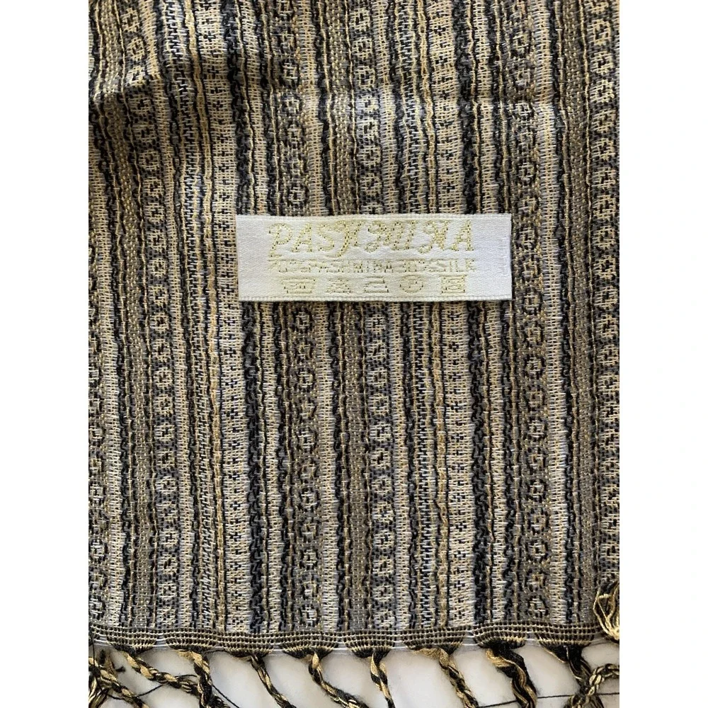 Paisley Pashmina Scarf Women Multicolor Woven Fringe Shawl Colorful Cozy 68